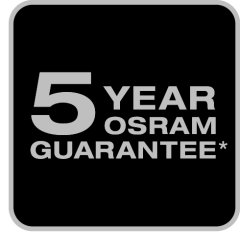 5-year OSRAM guarantee