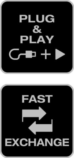 - Plug & Play<BR/>- Fast exchange