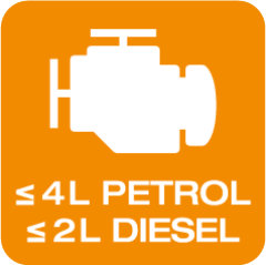 &#8804; 4L Petrol & &#8804; 2L Diesel