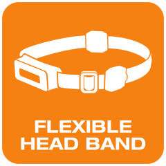 Banda flexible para la cabeza