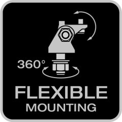 360&#176; Flexible Mounting