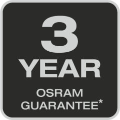 3-year OSRAM Guarantee<sup>2)</sup>