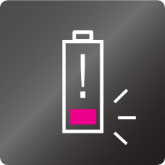 Batterietiefstandsalarm bei 10,5 V und Abschaltung bei 10,0 V