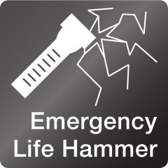 Emergency Life Hammer & Seat-belt Cutter