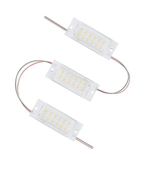 Accessories for LED modules for backlighting and light advertising