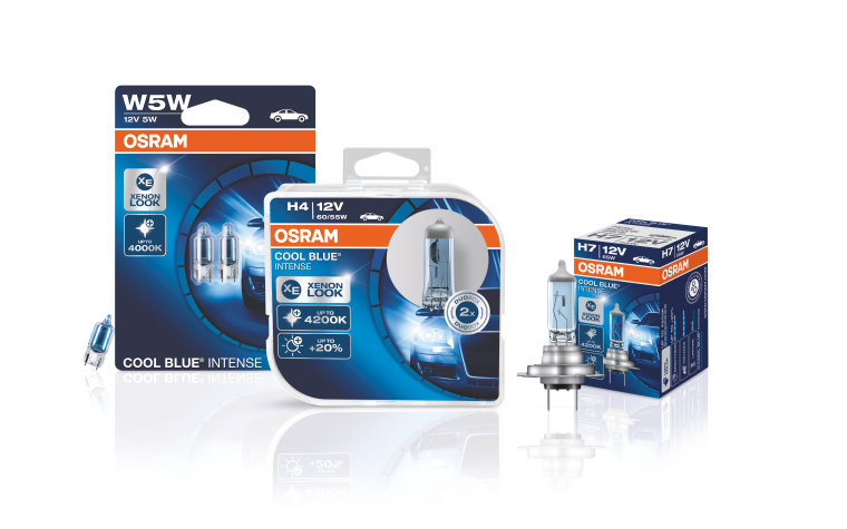 OSRAM Cool Blue Intense Sidelight Ampoules 501 Xenon Look 4000 K 