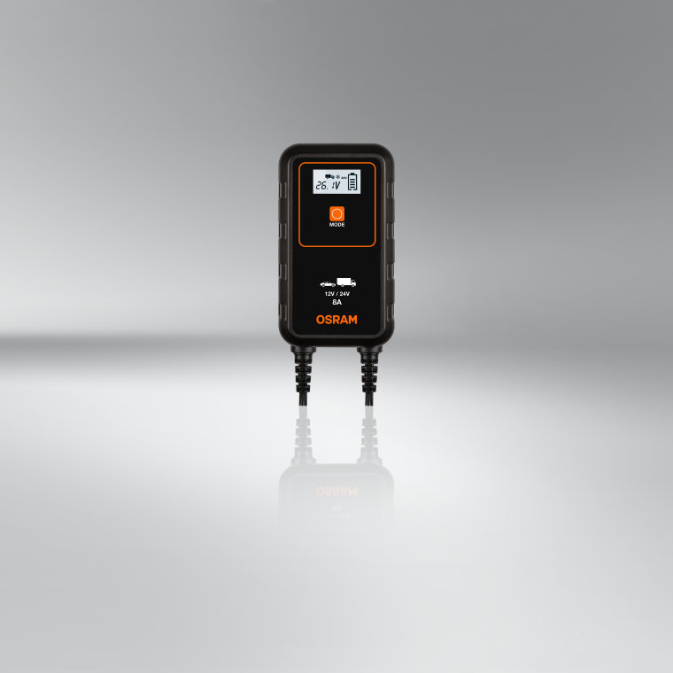 OSRAM Kfz-Batterieladegerät BATTERYcharge 908, 12/24 V, 8 A, für
