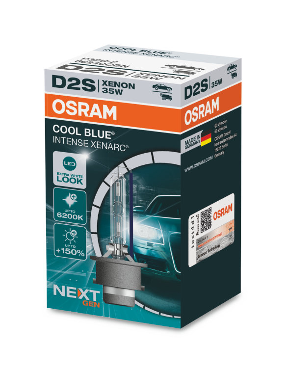 OSRAM H4 COOL BLUE® INTENSE NEXT GENERATION Duo Box