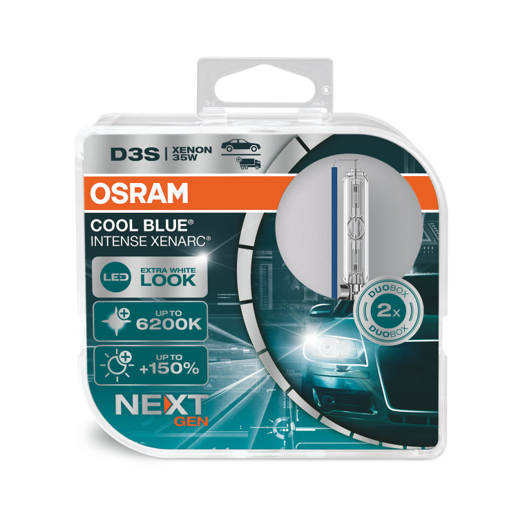 1X OSRAM D3S 35W 66340CBI 5500K COOL BLUE INTENSE Xenon HID Headlight Bulb