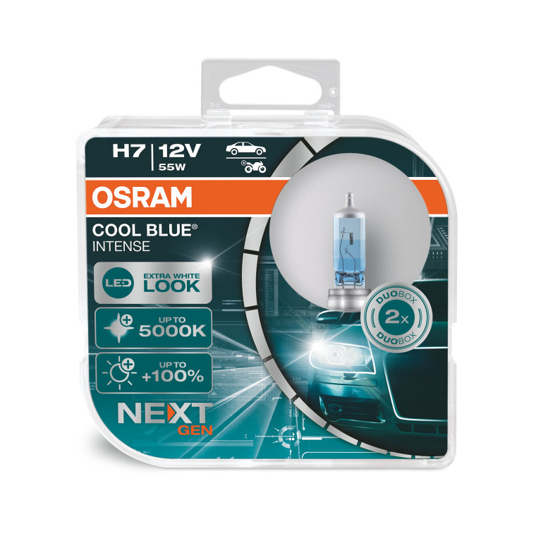 2 ampoules H7 OSRAM COOL BLUE INTENSE OPEL ASTRA G 3/5 portes 2.0 OPC 200ch F48_ 