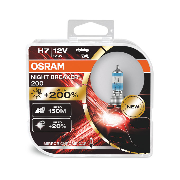 OSRAM NIGHT BREAKER H7-LED, jusqu'à 220% de lumi…
