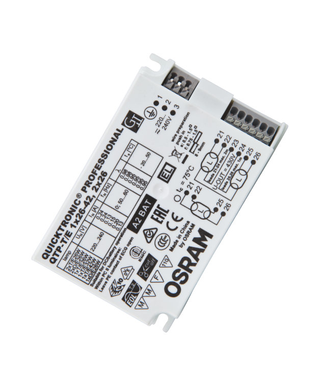 EVG QTP-M OSRAM Vorschaltgerät für 18 22 24 26 32 39 40 42 Watt Dulux D/E T/E Leuchtstofflampe Ringröhre PL-C PL-T Quicktronic 