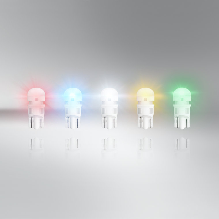 Ampoule LED pour lhabitacle Osram Auto 2850BL LED Retrofit W5W 12 V  W2.1x9.5d (Ø x L) 10 mm x 27 mm 1 paire(s)