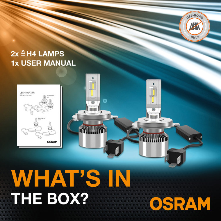 Kit LED H7 OSRAM XTR LEDriving OSRAM Px26d 3000Lms - 64210DWXTR - 18W -  France-Xenon