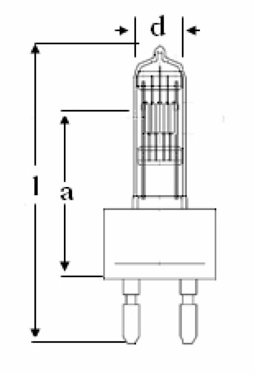 OSRAM 54855 HP 1200/80 Light Bulb 