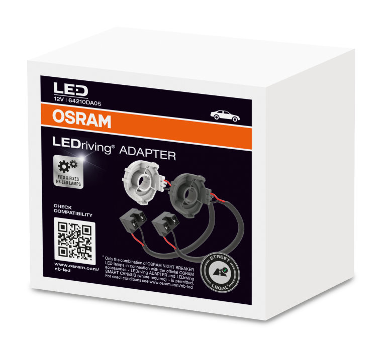 OSRAM LEDriving ADAPTER für NIGHT BREAKER LED 64210DA05 (2 Stück
