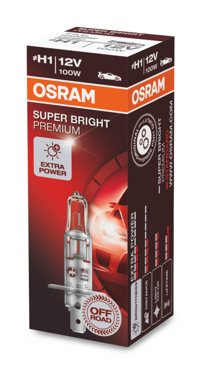OSRAM Super Bright Premium H7 Headlight Bulb