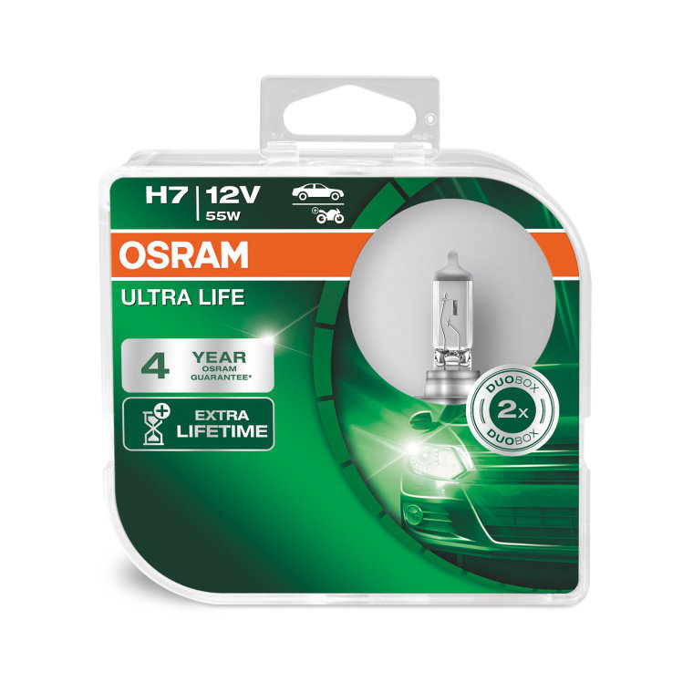 Osram Lampe Birne H7 Longlife 12V 55W 10er Pack Industriepackung