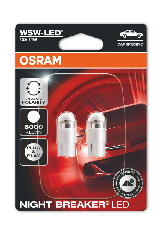 tragedy Foreigner yawning NIGHT BREAKER LED W5W | OSRAM Automotive