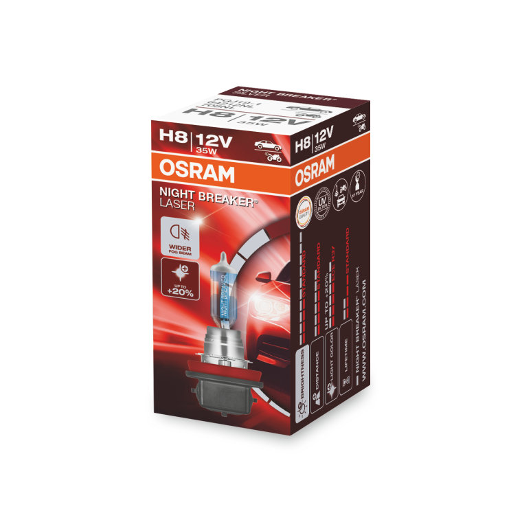 OSRAM NIGHT BREAKER LASER H4, Lampe de phare hal…