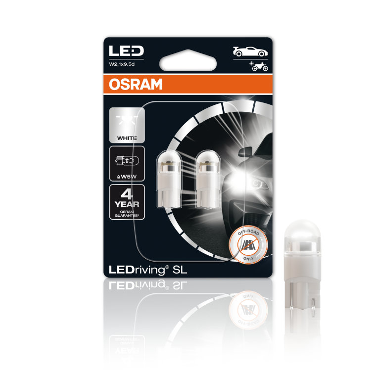 OSRAM LEDriving SL LED W21W 6000K Car Lamps (Twin)