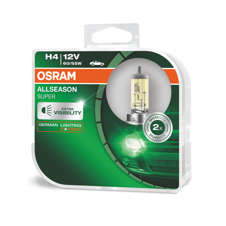 Osram H4 All Season Rallye 62204ALL Car Headlight Bulb (12V, 100