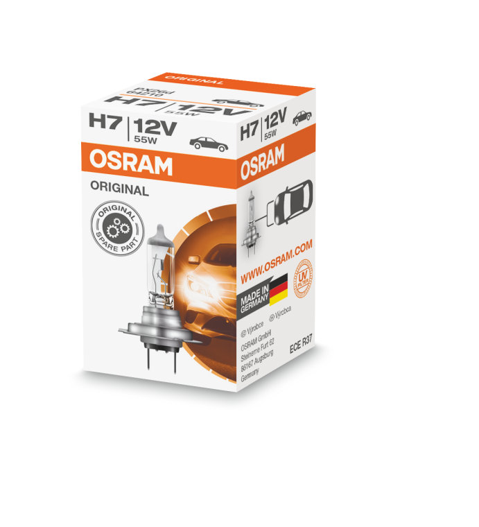 Ampoule H7 55W OSRAM excellente rapport qualité prix - Let's ride