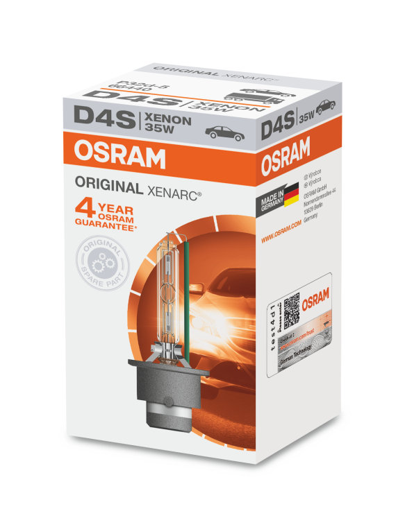 OSRAM XENARC Original, HID, 1 PC, All Sizes, D1S, D2S, D3S, D4S, D2R,  D4R, D8S, 100% Original
